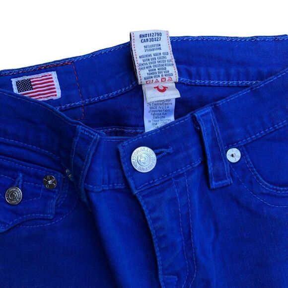 True Religion Jeans Size 26 SERENA Blue - Picture 5 of 7